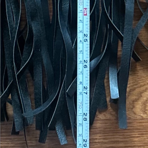 Black Fringe Skirt - Picture 6 of 6